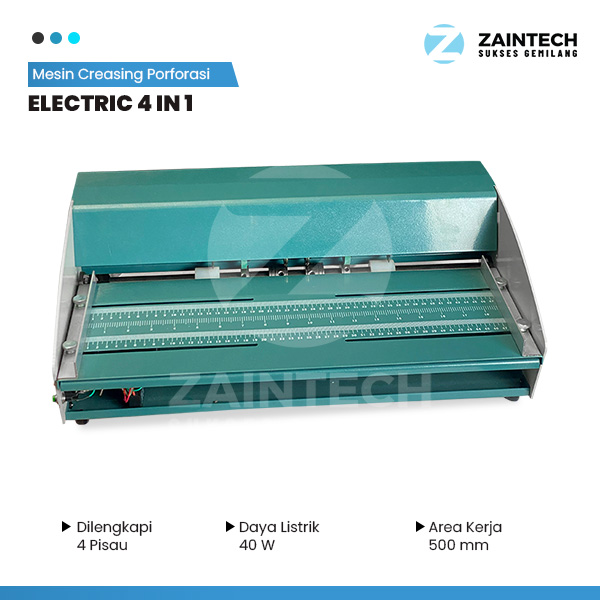 Mesin Creasing Electric 4in1